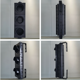Flip Door Integrated Housing 3-Aspect Body 100MM Body Road Traffic Light Part