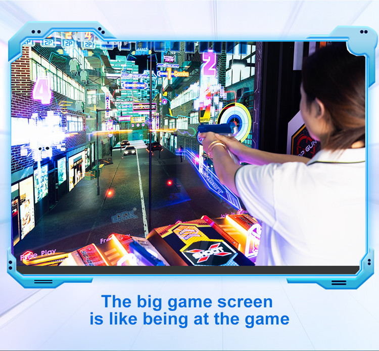 Game Center Gun Shooting Game Machine Coin Operated Video Simulator Arcade Machine