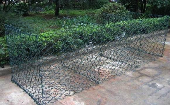 Stainless Steel Pvc Coated Gabion Box , Pvc Coated Gabion Baskets For Protection
