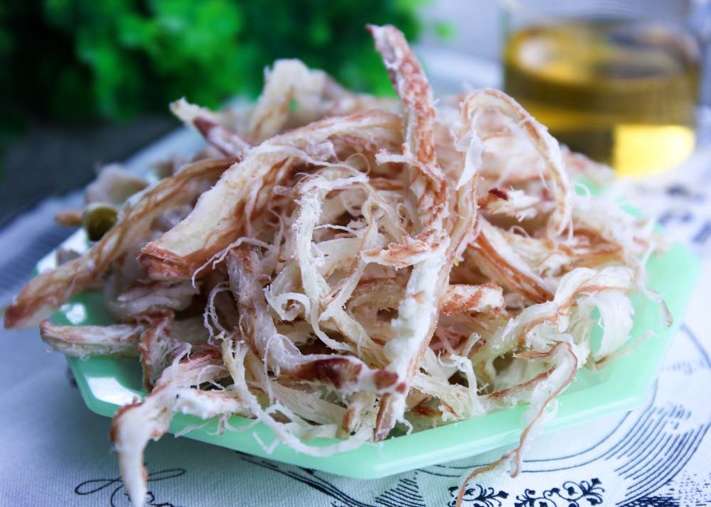 Seasoned Sun Dried Squid Strip Roasted
