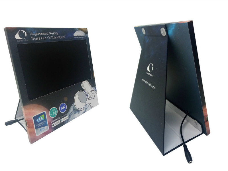 7 inch LCD video shelf talker video in-store merchandising display with video playback function