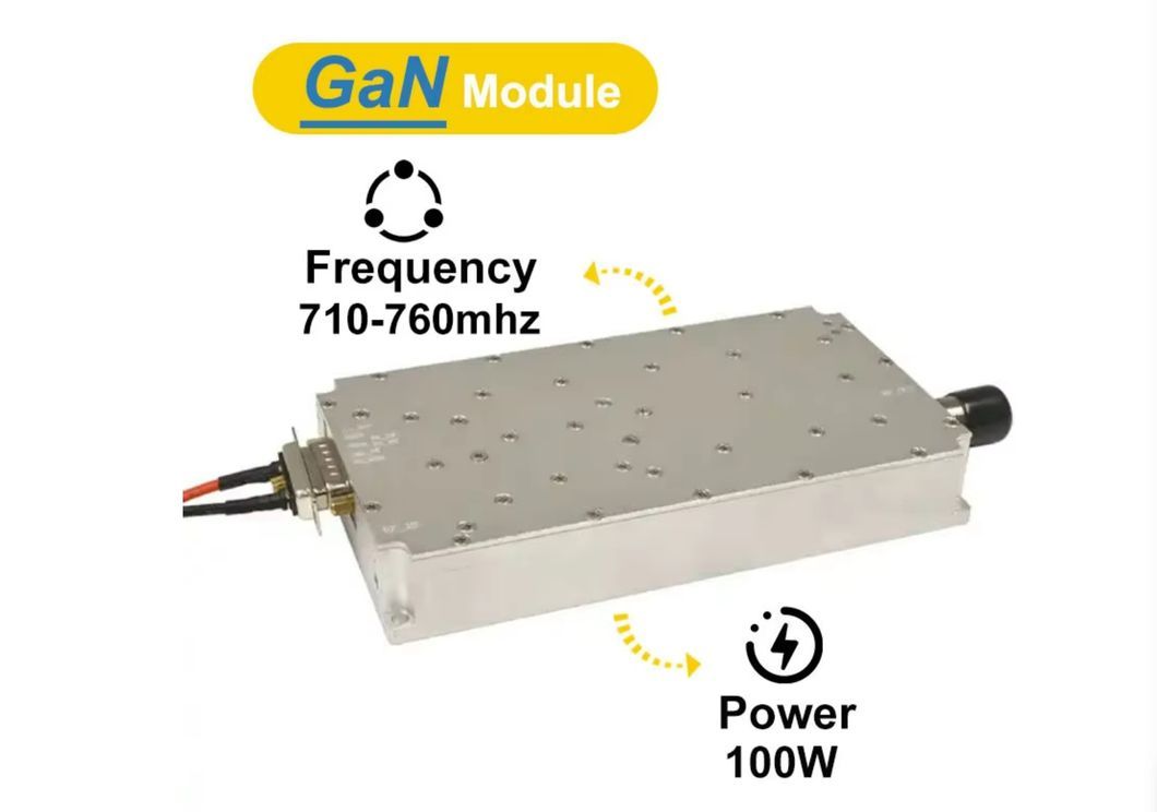 710-760MHz 100W GaN Amplifier Anti Drone Suppression 700-1100MHz Module for Anti Drone System Anti Fpv RF Power Amplifier