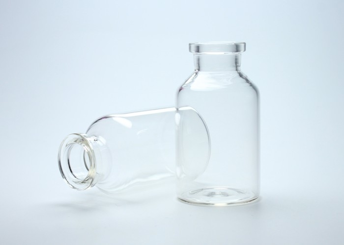ISO Standard 20ml Transparent Injection Medicinal Glass Tube Vial