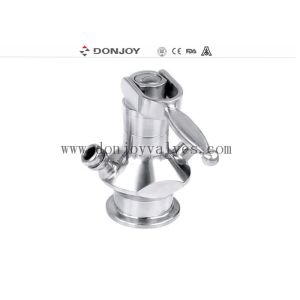 DIN SS316L Turning Handle Sampling Valve With Tri Clamp Connection