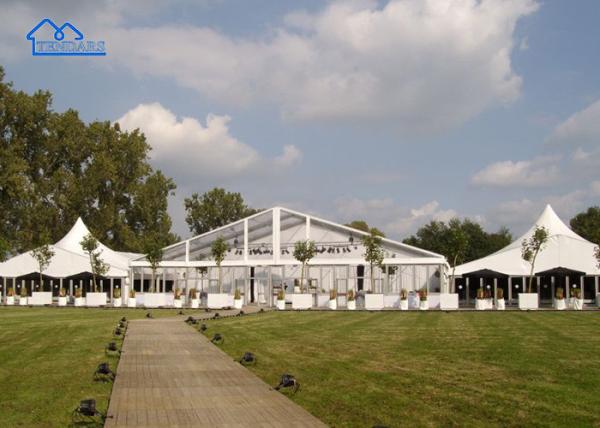 Luxury Party Marquee Tents House Heavy Duty PVC Fire Prevention Tent And Party
