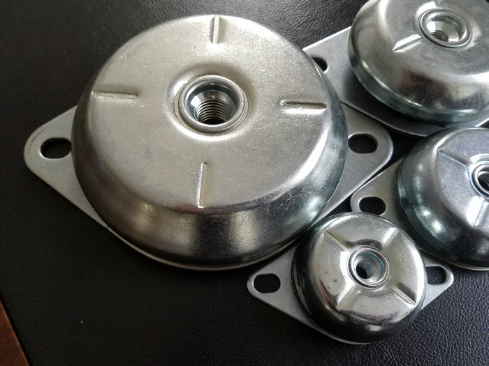 Galvanized Metal Rubber Shock Mounts for Compressor / Refrigerator
