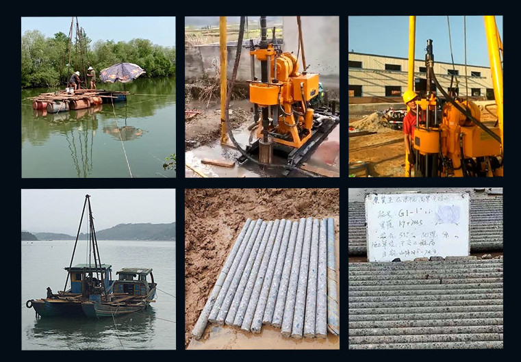 Outdoor Borehole Exploration Soil Testing Drill Rigs Equipment 200 Meters