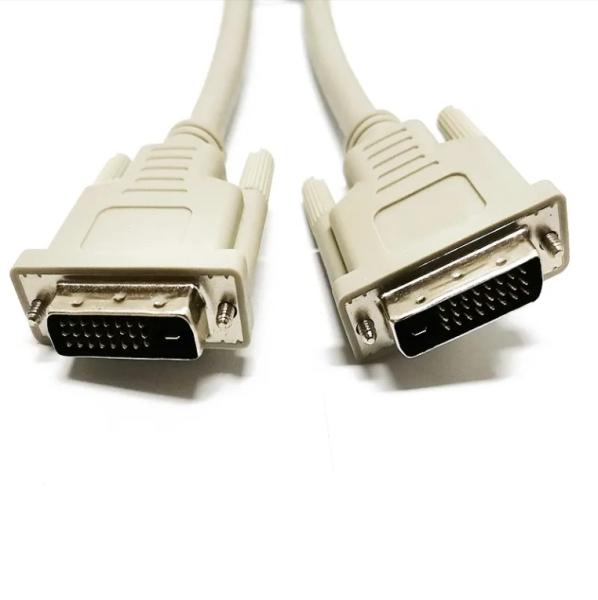 Best DVI 24+1 Cable Dual Link DVI-D Monitor media Cable Gold Plated Male to Male