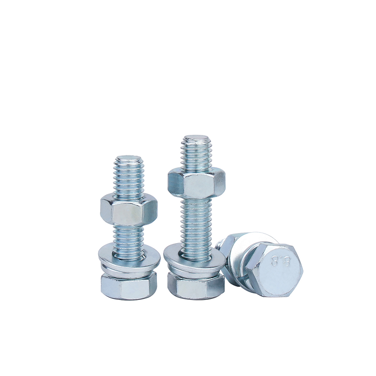Shipping Way Hk Post Steel Hex Head Bolt 4.8/8.8/10.9/12.9 Grade Full Thread Hex Bolt
