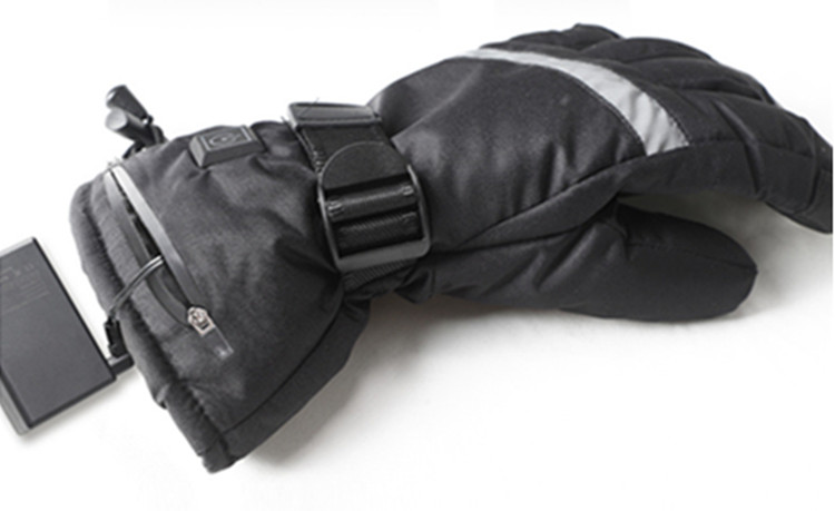 Downhill Electric Heated Skiing Gloves Waterproof 29x13cm 0.8kg