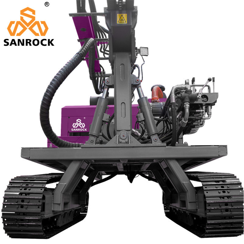 110kw Ground Pile Driving Equipment Solar Pile Driver Machine Hydraulic Pile Drilling Rig