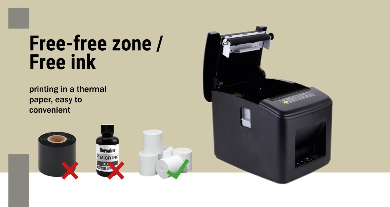 ESC/POS Instruction Set High Speed Thermal Receipt Printer for Retail and Restaurant