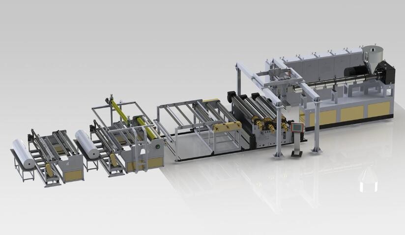 Efficient POE Solar Film Extrusion Machine 380V 50Hz Power Supply