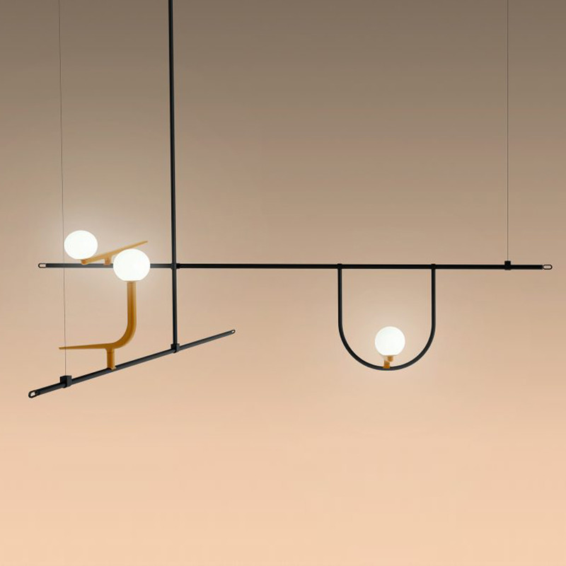 Nordic lustre metal Designer bird Pendant light art dining room office Yanzi Pendant Lamp(WH-GP-155)