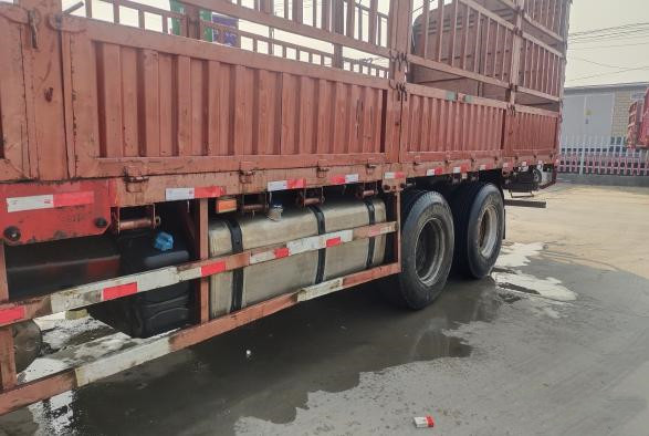 JAC 600Nm Used Dump Truck 350HP Column Plate Cargo Truck