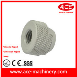 Customized CNC Machining of Brass Nut Part with ASTM Standard and /-0.05mm