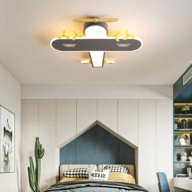 kids bedroom decor smart led lamp lights for room dimmable flush mount ceiling light（WH-MA-158)