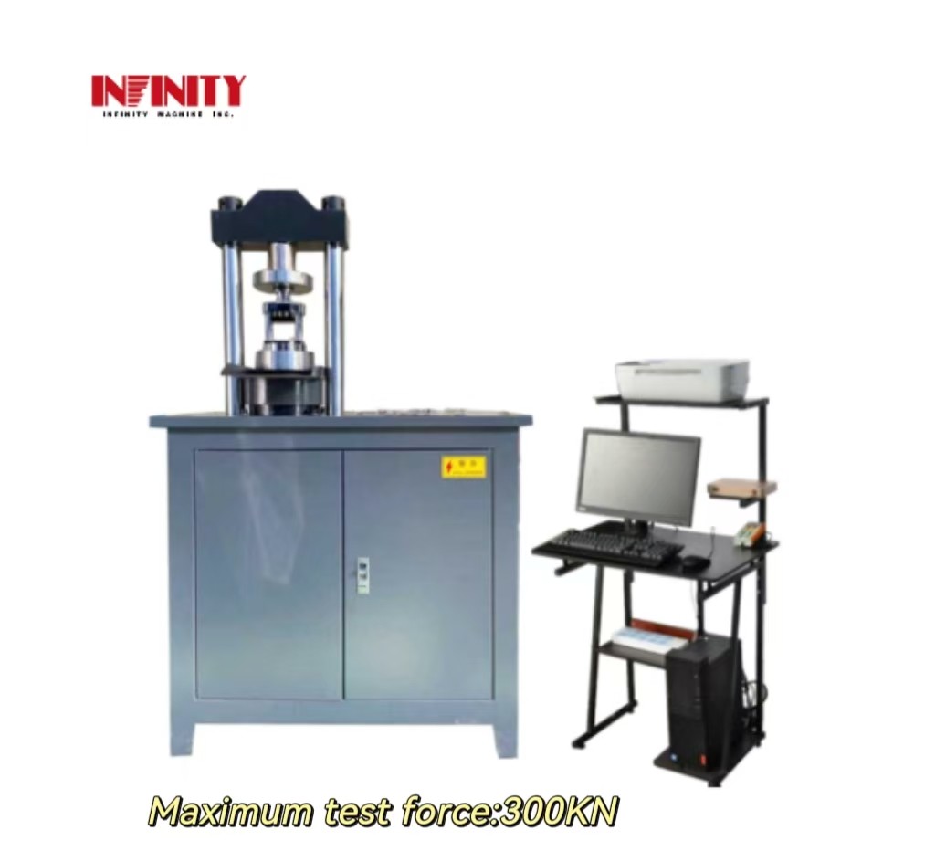 High Precision Testing Force 4%-100% FS KN Servo Compression Testing Machine