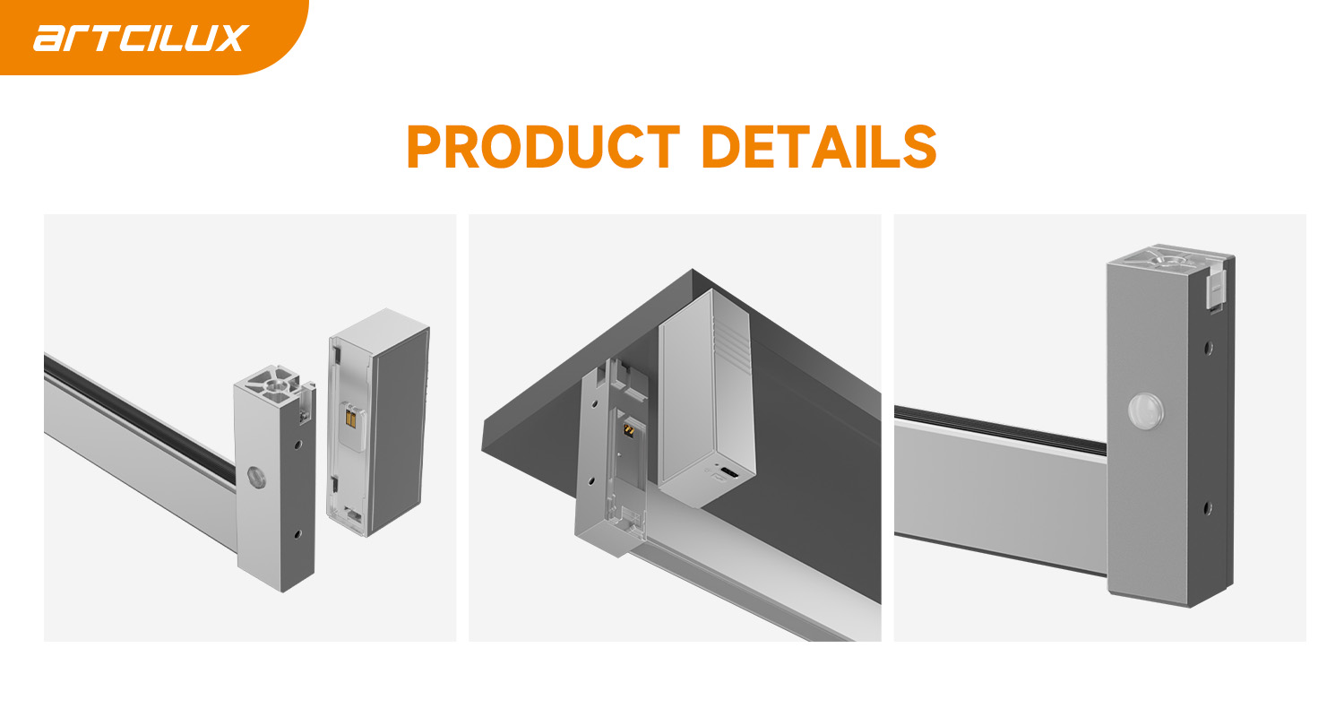 Wardrobe LED Lighting With Motion Sensor A317D/A337D Two Installation Methods