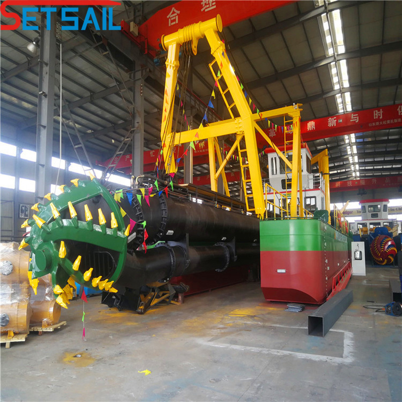 Water Flow 3500m3 Cutter Suction Dredger Used in River Lake