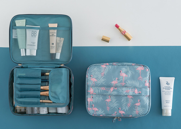 Multi - Function Travel Cosmetic Bags , Ladies Toiletry Bag High Durability