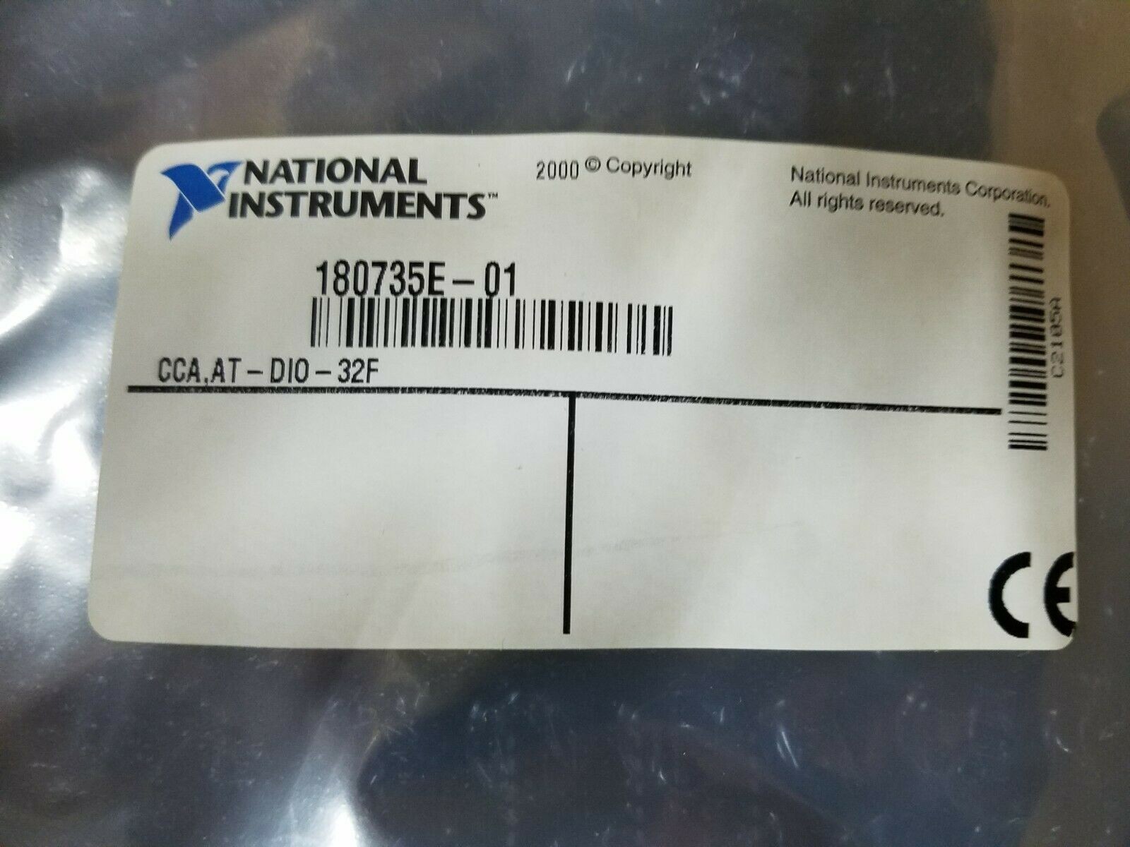 AT-DIO-32F + NI-DAQ 32 Bit Digital I O Module National Instruments