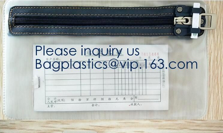 Custom Multi Function Waterproof Nylon Security Night Deposit Bags Zipper Locking Bank Bag For Cash Money, bageasae