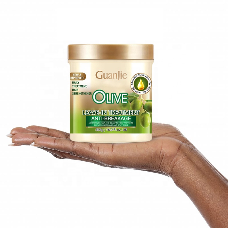 Moisture Leave In Conditioner for African Curly Hair Olive Oil Hair Softening Cream