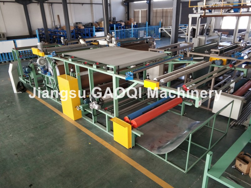 Solventless Fleece Lined Jeans Laminating Machine Voltage 380V / 220V/ Customized