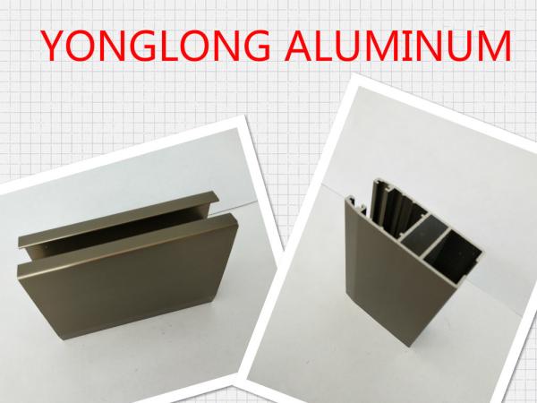 Electrophoresis Matte Or Flat Bronze Aluminum Window Profiles Length Shape