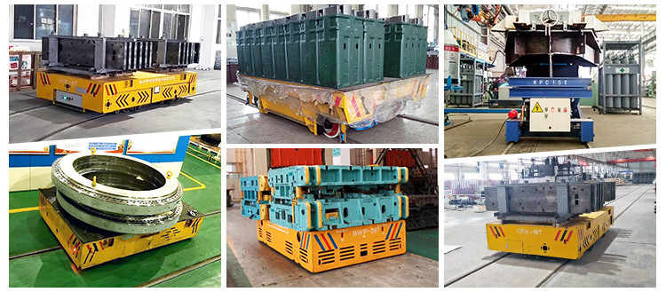 Manually-Automatically Guided Vehicle Trackless Motorized Transfer Trolley For Material Handling