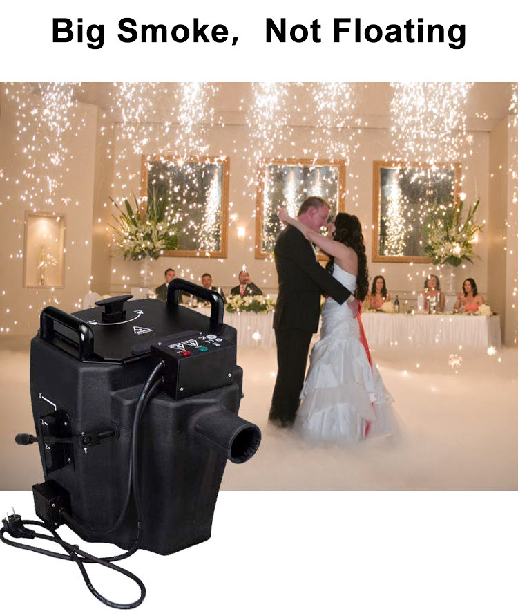 Free Logo Dry Ice Stage Smoke 3500W Dry Ice Low Lying Fog Machine