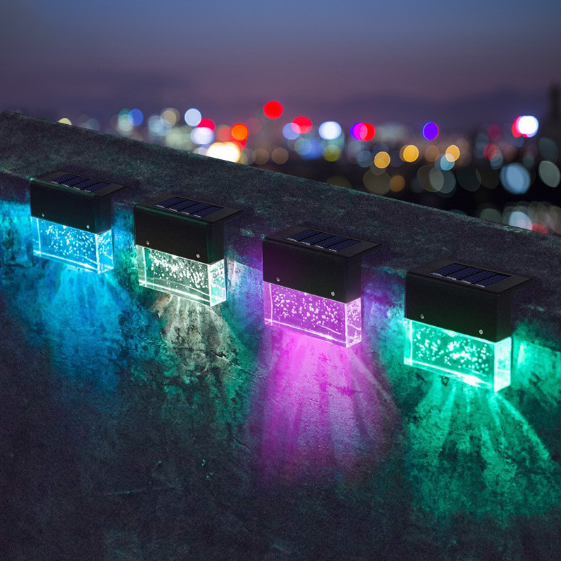 Outdoor 1.2V Light Control LED Solar Wall Lamp , Solar Fence Lights Solar Step Lamp IP55 3500K