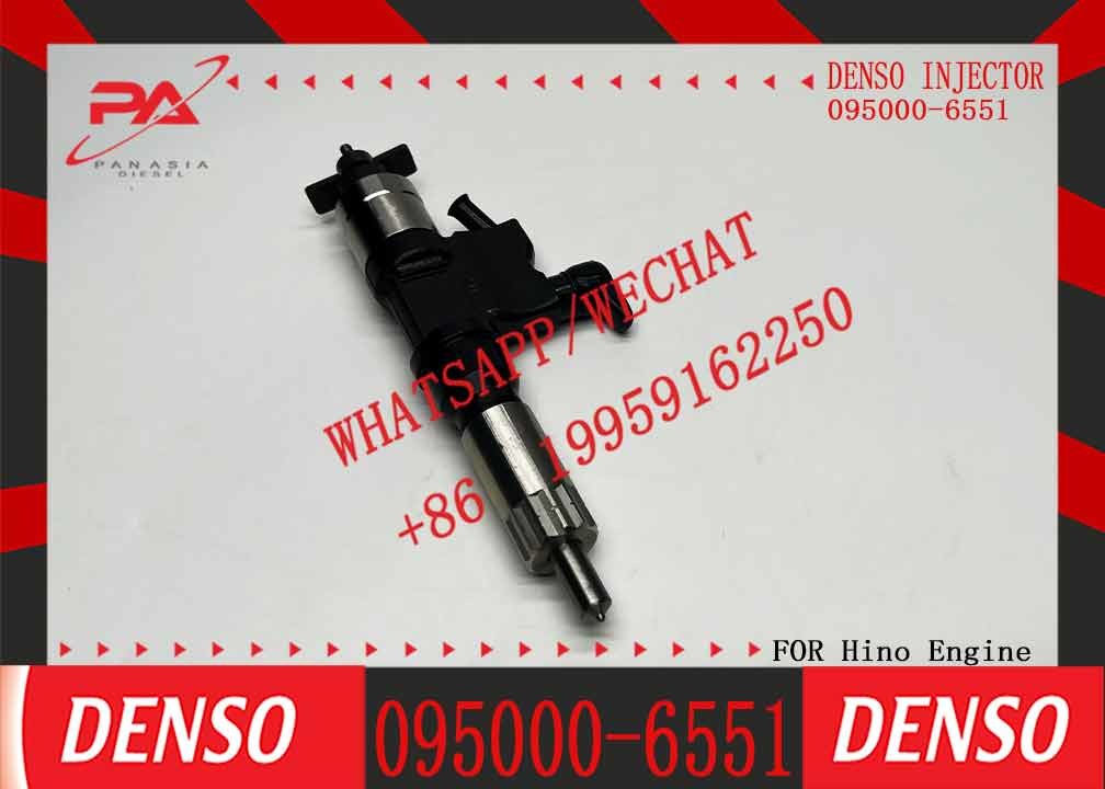 Diesel fuel injectors Assembly 095000-6551 23670-E0190 for HI-ON N04C-T 095000-3660 injector nozeel 0950006551