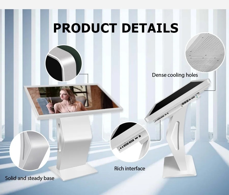 Exhibition Hall Interactive Self Service Kiosk 21.5 32 43 55'' Android Windows