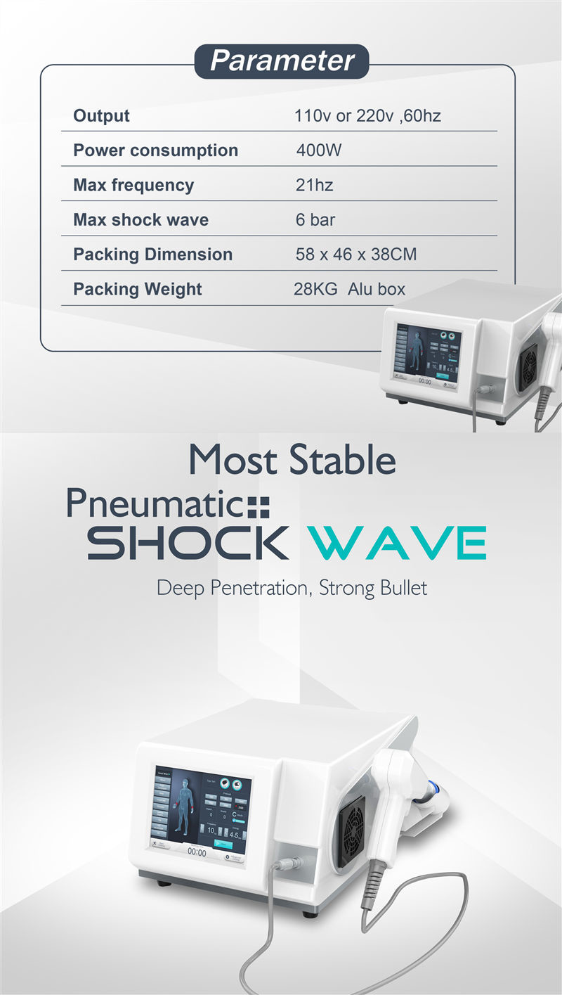 ESWT Shockwave Pain 21Hz Physical Therapy Devices