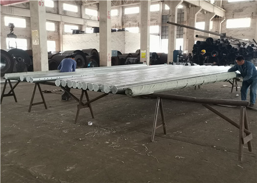 Electric Masts Galvanized Power Transmission Line Steel Pole