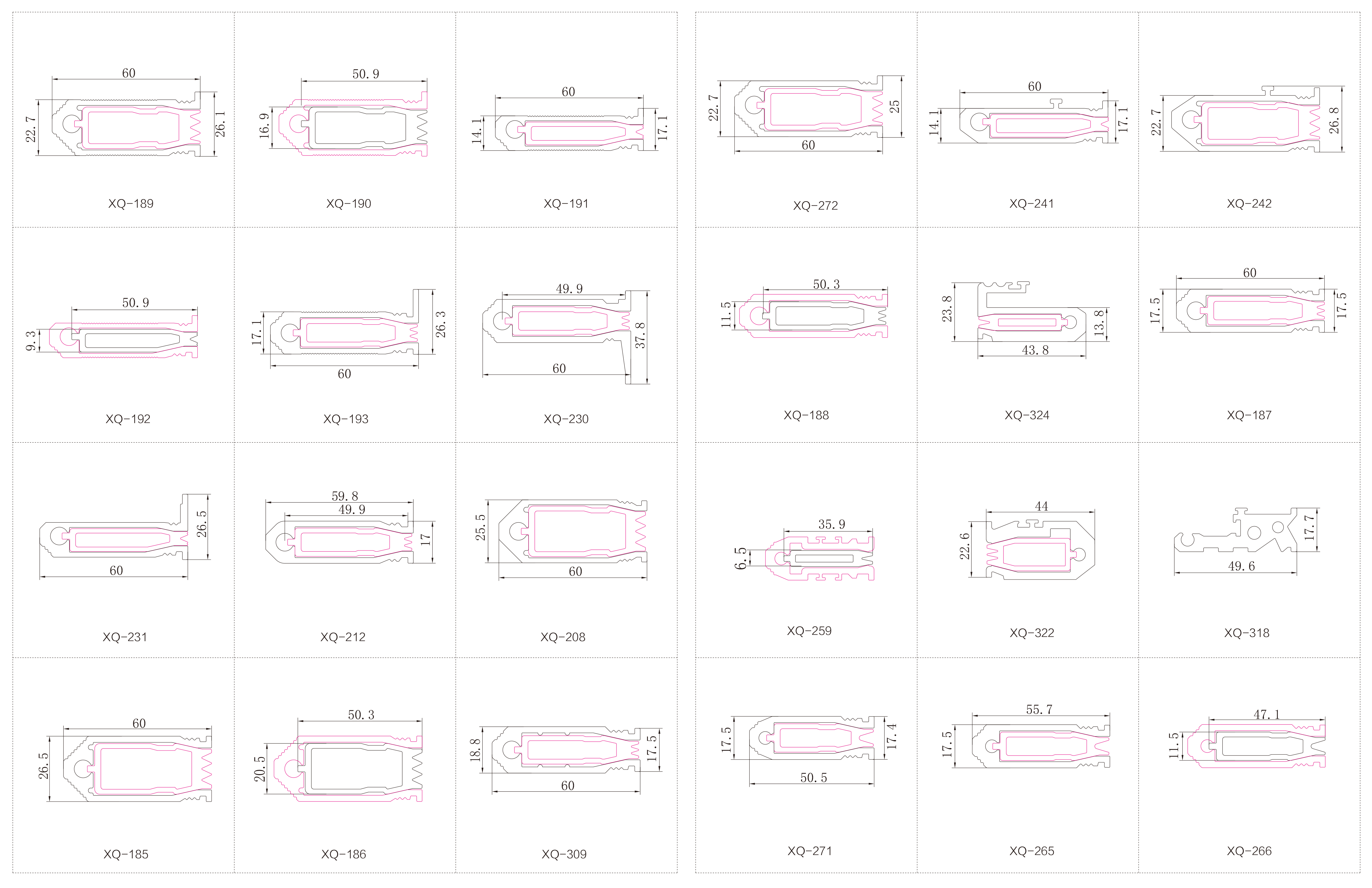 Customized Aluminium Hardware Corner Joint For Window Profiles