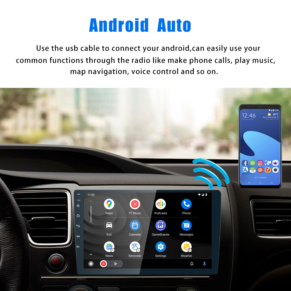 Universal 8 Core DSP Android 10.0 Carplay Navigation GPS Car DVD Player 4G LTE 6 64GB