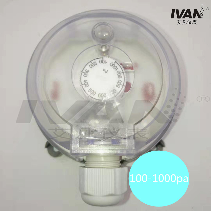 Customized Support Plastic Adjustable Differential Pressure Switches for B2B Industry