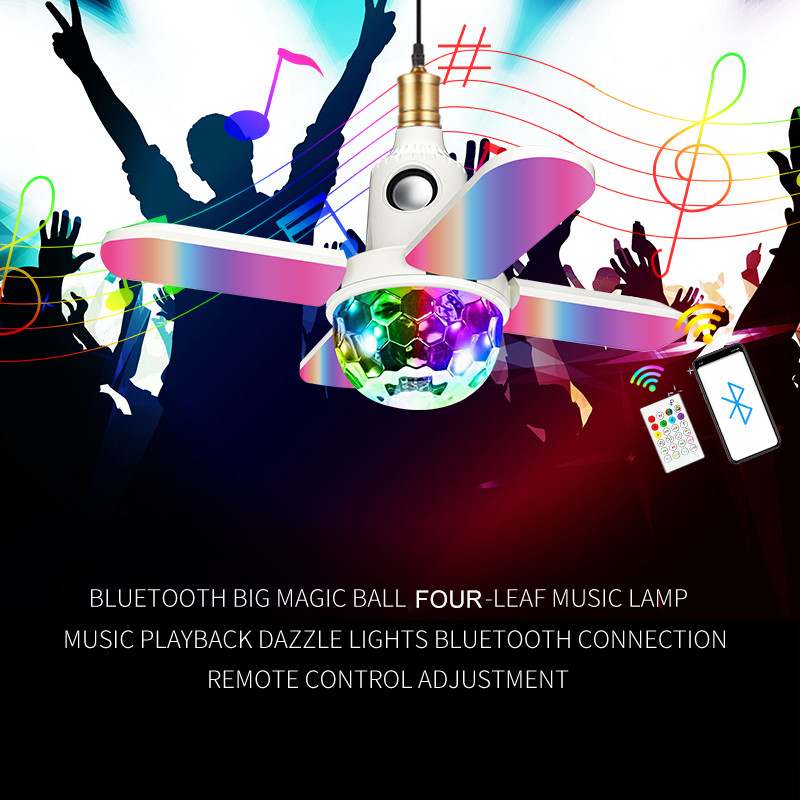 Bar Decoration 3300Lm 5.0 Bluetooth Light Bulb That Plays Music 86-265V