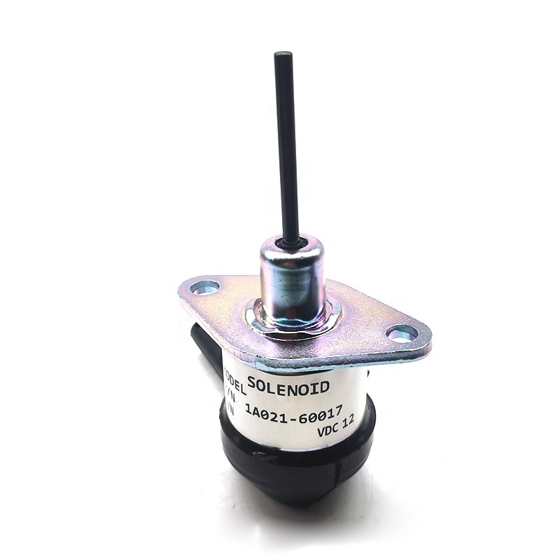 12V Fuel Shutoff Solenoid 1A021-60017 Excavator Spare Parts For KUBOTA Tractors