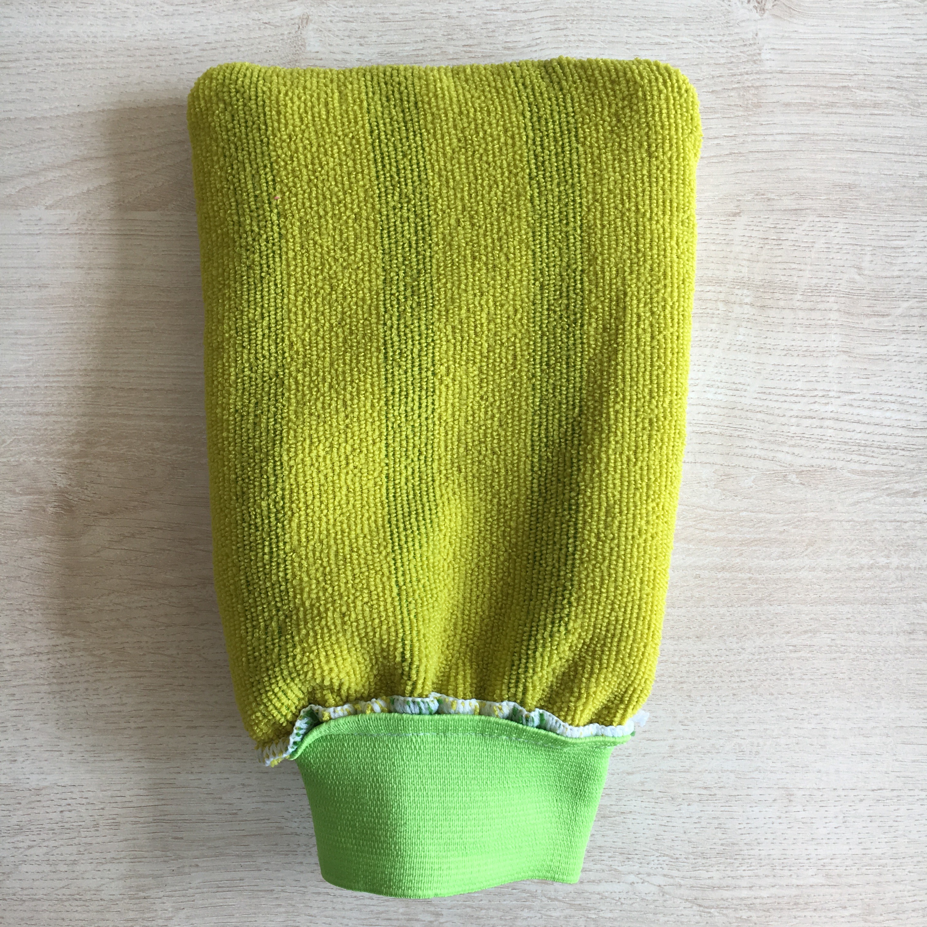 House keeping washing absorb mitt 100% polyester microfiber mitt gloves