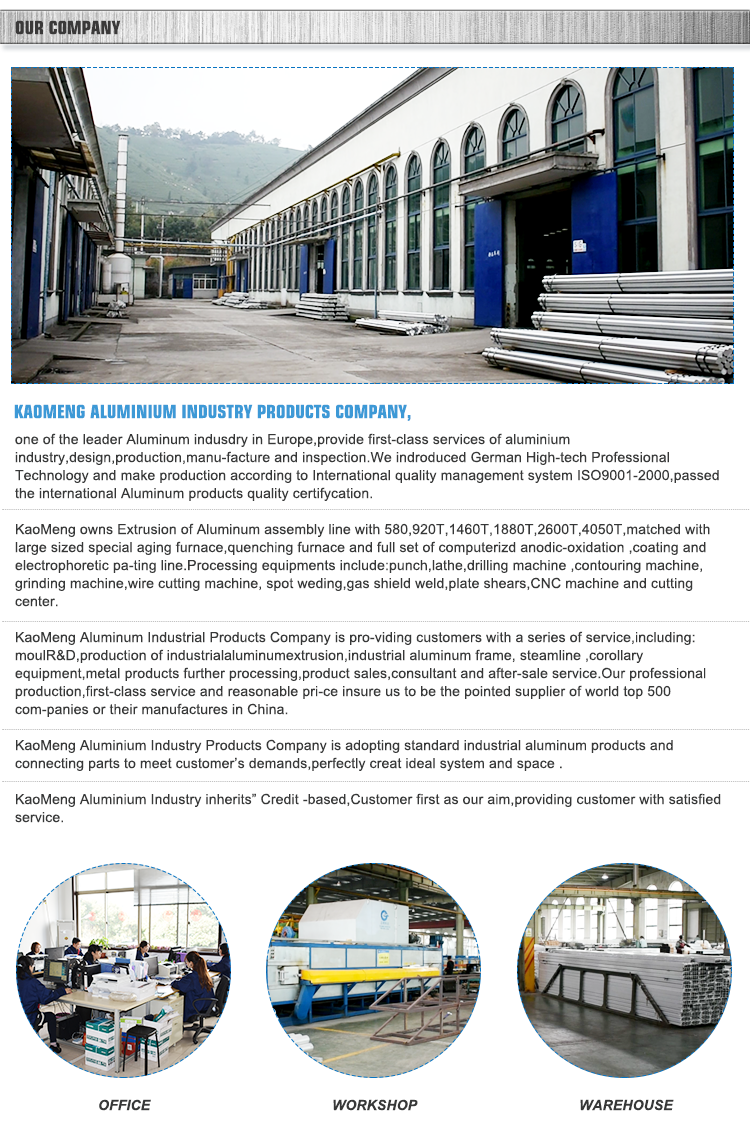 MV-6-2020 20 Series 2060 2080 Anodizing Aluminum Profile
