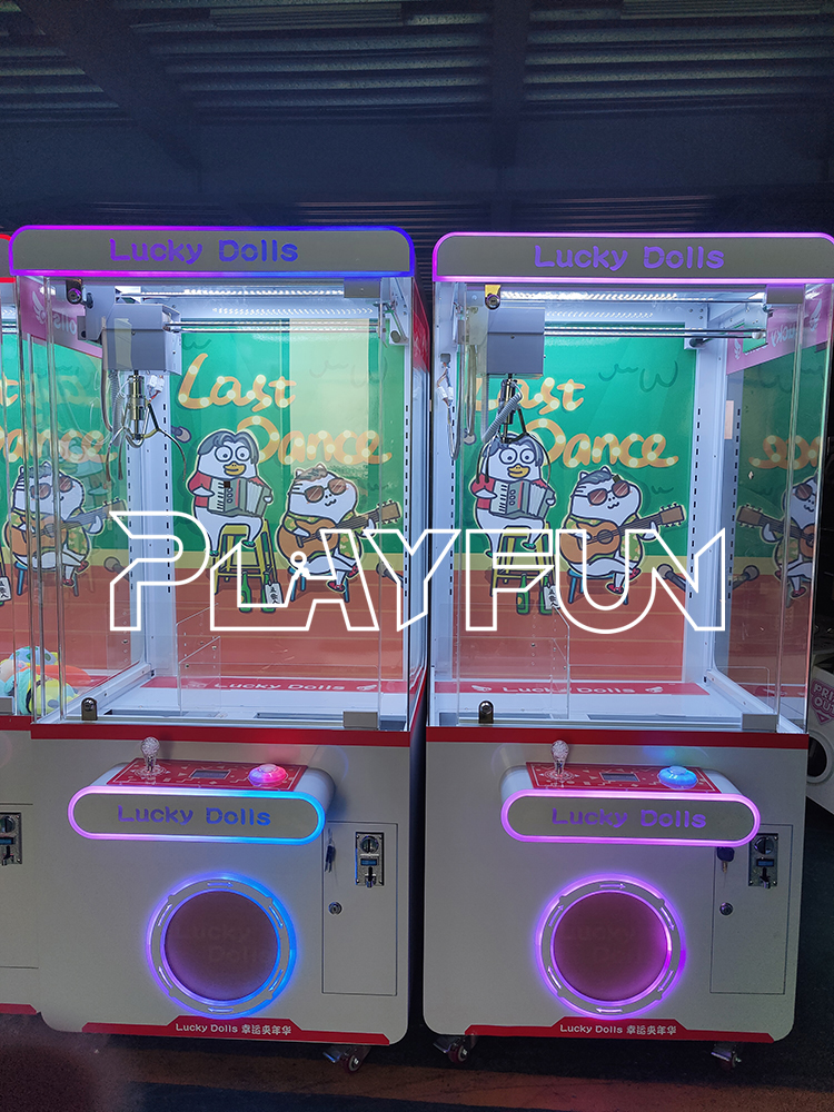 Playfun Hot Sale Custom Lucky Dolls New Design Crane Claw Dolls Game Machine Claw Doll Machine Claw Machine Crane
