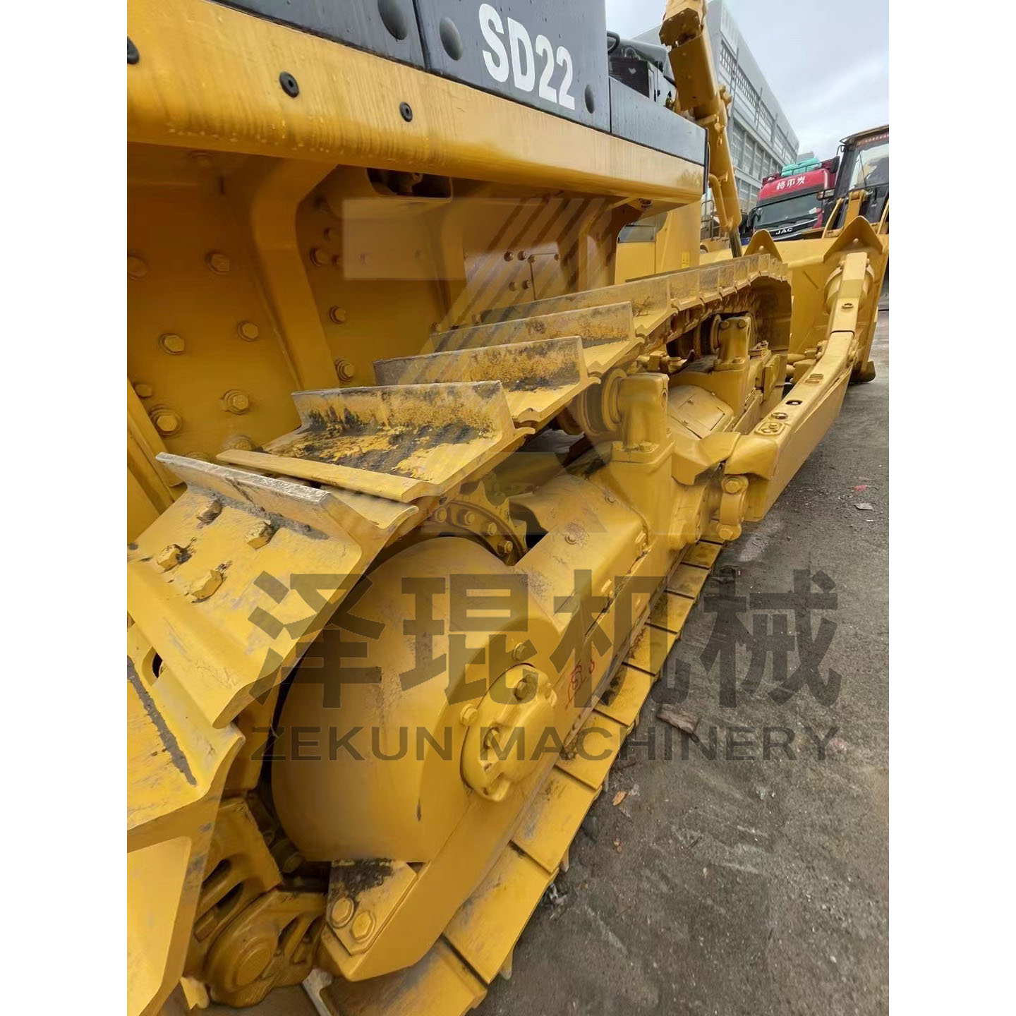 Second-Hand Shantui SD22 Bulldozer 2014 Model with Hydraulic Pump