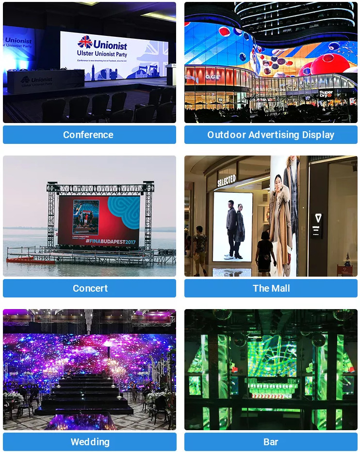 P2.6 16bit HD Led Screens For Events Rental 5x10