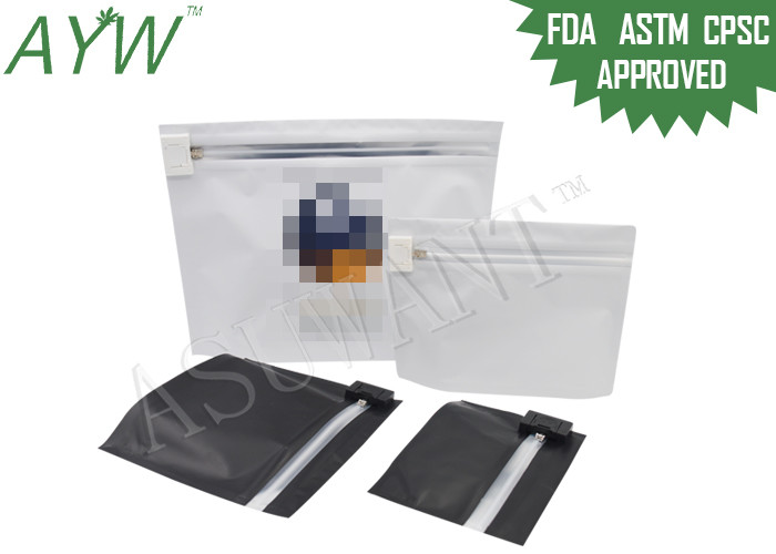 8 Colors Child Proof Zipper Bags Smell Proof For Weed Seed / Marijuana / Cigarette