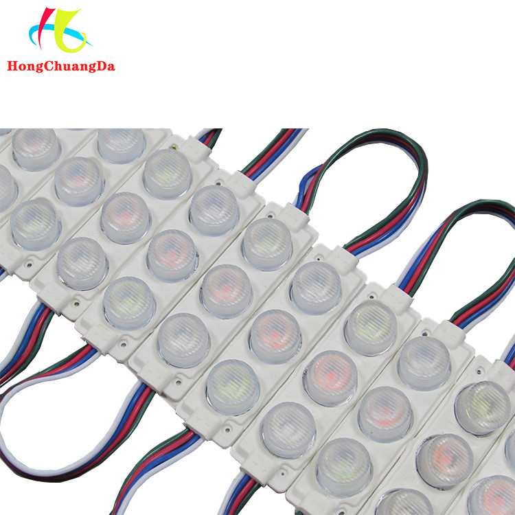 RGB Led Injection module 12v 3leds 3W Channel Blister Letters Advertising box outdoor led module