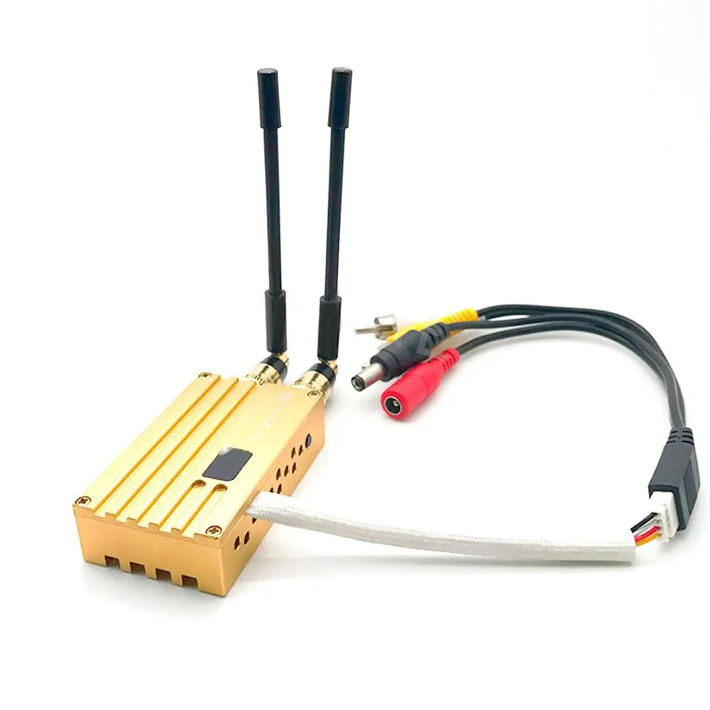 High Power 8W 1.2Ghz 6 Channel Drones Video Transmitter and Receiver for Long Range FPV